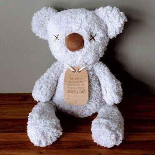 Big Hugs Huggie Bear made of the most divinely soft fabric possible to bring comfort and style to the little one in your life : Baby Teether Toys : Baby