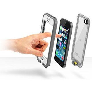 Lifeproof nuud Series Case for iPhone 5S   Retail Packaging   White/Clear Cell Phones & Accessories