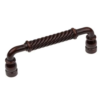 GlideRite 5 inch CC Oil Rubbed Bronze Twisted Cabinet Drawer Pulls (Pack of 10) GlideRite Cabinet Hardware