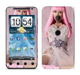 Meestick Nicki Minaj Pink Vinyl Adhesive Decal Skin for HTC Evo 3D Cell Phones & Accessories