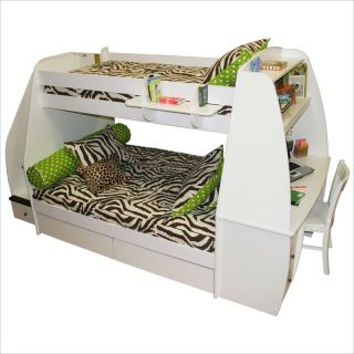 Berg Furniture Enterprise Twin Over Full Wood Bunk Bed    40 525 XXR