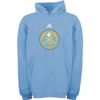 Denver Nuggets adidas Youth Primary Sewn On Logo Hooded Sweatshirt: Clothing
