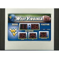 West Virginia Mountaineers Scoreboard Desk Clock College Themed