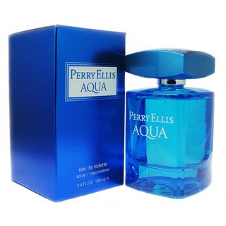 Perry Ellis 'Aqua' Men's 3.4 ounce Eau de Toilette Spray Perry Ellis Men's Fragrances