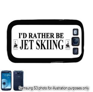 I'd Rather Be Jet Skiing Samsung Galaxy S3 i9300 Case Cover Skin Black: Cell Phones & Accessories