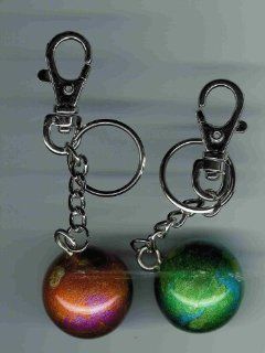 2 Bowling Ball Key Ring Chains : Sports Related Key Chains : Sports & Outdoors