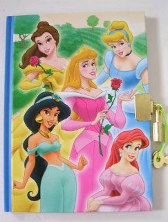 Disney Princess Diary W/ Lock : Cinderella Jasmine: Toys & Games