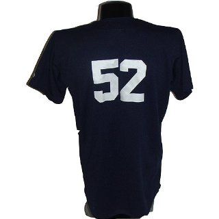 # 52 Notre Dame Blue Throwback Game Used Baseball Jersey : Sports Related Collectibles : Sports & Outdoors