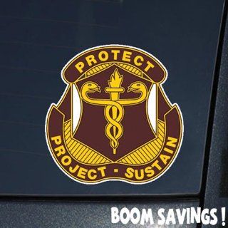 US Army Medical Research & Materiel Command DUI 6" Decal Sticker: Automotive