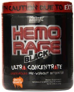 Nutrex Research Hemo Rage Ultra Concentrate Diet Supplement, Orange Creamation, 8.96 Ounce: Health & Personal Care