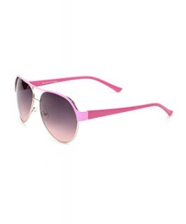Pink Frame Pilot Sunglasses