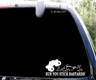 Run you stick bastards !   funny chevy dodge ford 4x4 decal: Everything Else