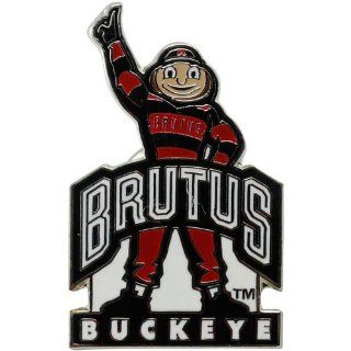 Ohio State Mascot Brutus Buckeye Pin : Sports Related Pins : Sports & Outdoors