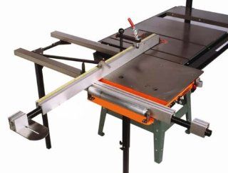 Exaktor EX26XS Table Saw Large Open Grid Sliding System With Stainless Top, Guide Rails, Fence, Table Assembly, Extension Bars & Blocks    