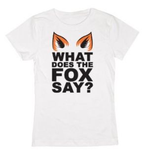 What the Fox Say What the Fox Ears Cool Kids Youth Short Sleeve t shirt: Clothing