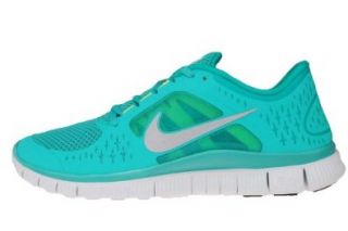 Nike Free Run 3 Green Silver New 2012 Mens Barefoot Running Shoes 510642 300 [US size 10.5]: Shoes