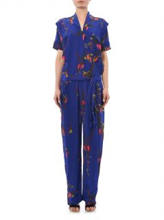 Firefly Mayan Orchid print jumpsuit  Vivienne Westwood Anglom