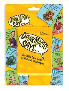 DrinkMaster SaysDrinking Card Game Toys & Games