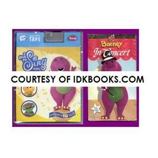 SINGING BARNEY 2 PACK: Audio Cassette   I Love To Sing With Barney *PLUS FREE GIFT: VHS Barney In Concert **SHIPS SAME DAY WITH FREE TRACKING**: Barney, BJ, Backyard Gang, Baby Bop, i love to sing with barney cd, i love to sing with barny, barny music, bar