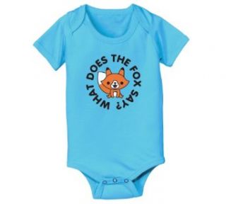 What the Fox Say What the Fox Centered Onesie Cool Funny infant One Piece: Clothing