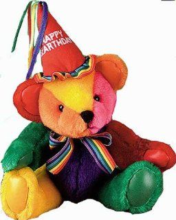 First & Main 1344 9in Rainbow Birthday Bear: Toys & Games