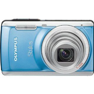 Olympus Stylus 7040 14 Megapixel Digital Camera   Blue : Point And Shoot Digital Cameras : Camera & Photo