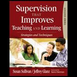 Supervision That Improves Teaching and Learning