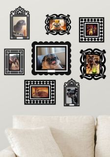 Frame of Deference Wall Decal Set in Black  Mod Retro Vintage Decor Accessories