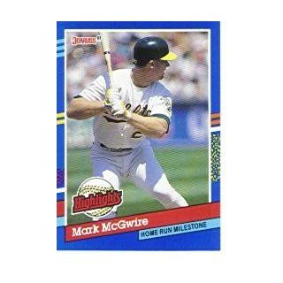 1991 Donruss Bonus Cards #BC9 Mark McGwire UER/Home Run Milestone/(Back says First at 's Sports Collectibles Store