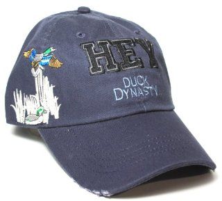 Duck Dynasty Officially Licensed Hunting Hats Cap   Several Styles Available ("Hey" Blue w/ Ducks)  Fishing Hats  Sports & Outdoors