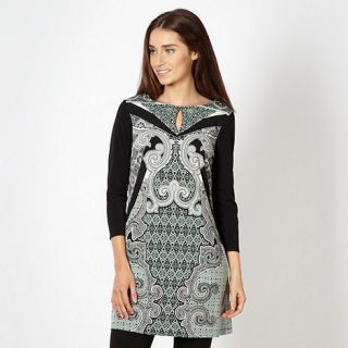 Star by Julien Macdonald Designer pale green ornamental printed tunic