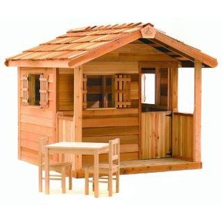 Cedar Shed Log Cabin Cedar Playhouse: Toys & Games