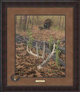 April's Promise Wild Turkey & Antler Shed by Michael Sieve Limited Edition Framed Print of 750  