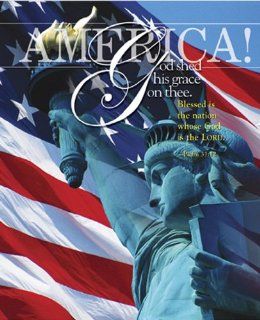 Patriotic Bulletin, God Shed His Grace on Thee, Large Size (Package of 50) (9780687497942): Books