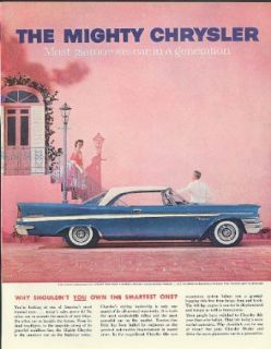 Why shouldn't you own the smartest? Chrysler New Yorker 2 door Hardtop ad 1957: Entertainment Collectibles