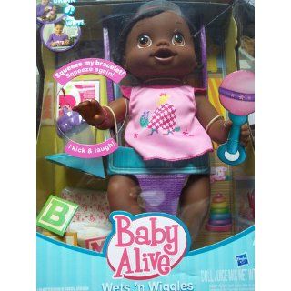 Baby Alive Wets And Wiggles   African American: Toys & Games