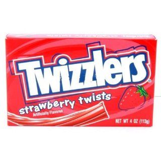 Twizzlers Straw Twists Big Box 4 oz. (Pack of 12) : Candy And Chocolate Bars : Grocery & Gourmet Food