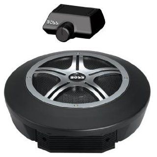 Boss Audio Systems RS80 800 Watt 8 Inch Low Profile Amplified Subwoofer with Remote Level Control: Car Electronics