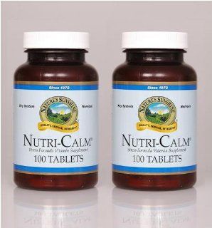 Naturessunshine Nutri Calm Supports Nervous System 100 Tablets (Pack of 2): Health & Personal Care