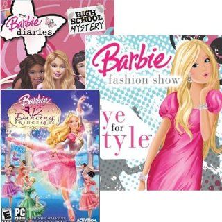 Barbie PC Game Set (Barbie Fashion Show: An Eye for Style, Barbie Diaries: High School Mystery and Barbie in the 12 Dancing Princesses): 9789755390246: Books