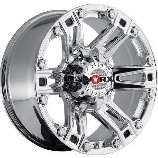Worx Beast 18 Chrome Wheel / Rim 8x6.5 with a  12mm Offset and a 125.2 Hub Bore. Partnumber 803 8981V12: Automotive