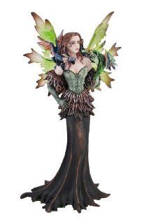 Green Winged Woodland Fairy Statue Faerie : Automobiles : Everything Else