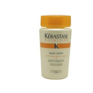 KERASTASE by Kerastase: NUTRITIVE BAIN SATIN GLUCO ACTIVE #1 FOR NORMAL TO SLIGHTLY HAIR 8.5 OZ : Hair Shampoos : Beauty