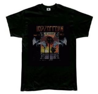 Led Zeppelin 'Inglewood' vintage black t shirt (2X) [Apparel]: Clothing