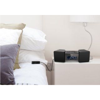 iLuv VibroBlue Bluetooth Wireless Speaker and Alarm Clock with Shaker (Black) : MP3 Players & Accessories
