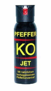BALLISTOL   Profi Pfefferspray KO JET   Inhalt: 100 ml   Sprhweite: bis zu 5 Metern   Ideal fr geschlossene Rume: Sport & Freizeit