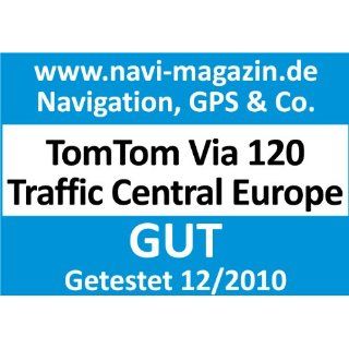 TomTom Via 120 Central Europe Traffic Navigationssystem (11 cm (4,3 Zoll) Display, TMC, Bluetooth, Sprachsteuerung, Parkassistent, IQ Routes, Europa 19): Navigation & Car HiFi