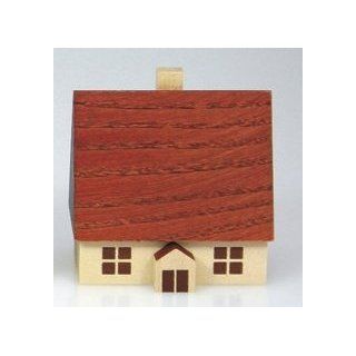 Haus 5 cm natur Weihnachtshaus Holzhaus Deko Tischschmuck 204/127 HN: Küche & Haushalt