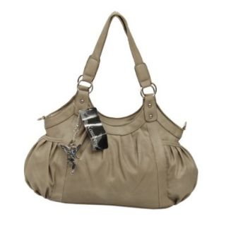 Kollektion 2013: Handtasche in gau taupe Schultertasche Shopper Tasche von Marvinia Kossberg, Modell Alien: Schuhe & Handtaschen