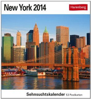 New York 2014: Sehnsuchtskalender. 53 Postkarten: Harenberg, Siegfried Layda: Bücher